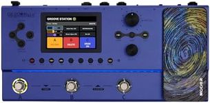 MOOER GE200 Plus Li Guitar Multi-Effects Processor with Rechargeable Battery, LED Ambient Light, USB MIDI Control for Live Performance