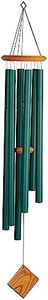 Woodstock Chimes Neptune Wind Chime for Outside 54" Large Verdigis, Deep Tone Sound for Outdoor Garden, Patio, Porch Decor, Encore Collection DCV54