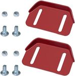 CheeMuii 784-5580 784-5580-0637 Skid Shoe Set Red for Cub Cadet MTD Troy Bilt Storm Snow Boss 524 826 Snowthrower Snowblower