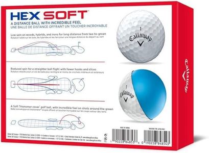 Callaway Hex Soft Golf Balls – White, 12-Pack