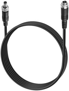 JSADZKJ 5.5mmx2.1mm DC Cable de Extensión 5.5mm x2.1mm Macho a Hembra con Tuerca-Lock Cable de alimentación 16 AWG DC 12V Cable Adaptador para DVR, Router, LED Strip (1.5M/4.9FT)