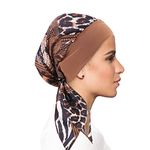 FADACHY Chemo Headwear for Women Head Scarfs Turbans UK Cancer Scarves Bandanas Turban For Cancer Headwear Headwrap Scarfs Cap Silky Muslim Headwrap