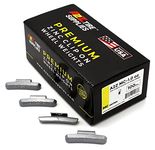 A2Z Tire Supplies MC Series Hammer on ZINC Wheel Weights Coated (1.0 oz) Box of 100 pcs