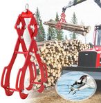 Log Lifting Tongs, Optimal Strength Log Tongs, Multi-Model Compatibility, Superior Steel Grip for Safe Wood Lifting & Dragging, Essential Tool for Efficient Logging Operations (36 in-4 Claw)