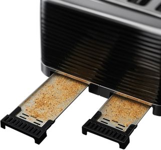 Russell Hobbs Inspire 4-Slice Toaster – White, Wide Slots