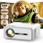 VIZONY Mini Projector with WiFi and