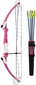 Genesis Archery Compound Bow & Arrow Set, Lightweight, Right Handed, Pink