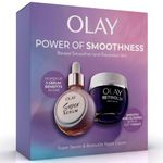 Olay Skincare Giftset: Super Serum, Vitamin C Serum for Face, with Niacinamide, Collagen Peptide 30ml + Retinol 24 Night Cream Face Moisturiser 50ml