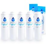 5-Pack Replacement for Whirlpool GZ25FSRXYY2 Refrigerator Water Filter - Compatible with Whirlpool 4396395 Fridge Water Filter Cartridge