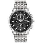 Citizen Eco-Drive World Chronograph A-T Men's Watch, Stainless Steel, Technology, Silver-Tone (Model: AT8110-53E)