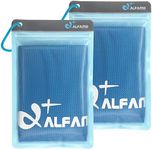 Cooling Towels for Neck and Face 2 Pack (Blue, M) Cooling Rag Cool Towels for Sports Chilly Pad Wet Towel Cold Towel Cooling Neck Towel Cooling Cloth Stay Cool Towel Neck Towels to Keep You Cool Down