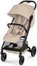 CYBEX Gold Kinderwagen BEEZY mit Ergonomischer Liegeposition, Ab Geburt bis ca. 4 Jahre (max. 22 kg), Kompakt faltbar, Einhand-Gurtsystem, Almond Beige