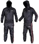 Kexvic Sauna Suit for Men and Women- Premium Sweat Suit Gym Heavy Duty Sauna Exercise Fitness Suit for Boxing Full Body Workout Anti-Rip with Hood