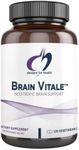 Designs for Health Brain Vitale with Cognizin Citicoline - 'Nootropic' Supplement to Help Support Cognition, Mood + Memory with GPC Choline, Ginkgo + Acetyl L Carnitine HCL (120 Capsules)