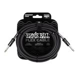Ernie Ball Flex Instrument Cable Straight/Straight 20ft - Black