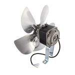 Paxanpax Universal Fridge Fan Motor and Mounting Bracket Kit, 34 W,53-UN-86