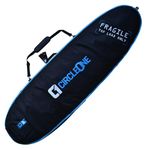 Circle One | Surfboard Bag 8ft Long | Thick Padded Durable Foam Padding | Handle and Shoulder Strap | Blue