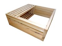 Beekeeping Supplies UK Super for a British National Beehive- Flat Packed with Nails and Instructions - Pine