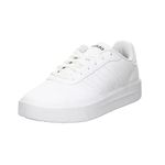 adidas Women's Court Platform Sneaker, Blanc White, 5.5 UK