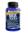 Focus Factor Brain & Vision, 60ct - Multivitamin Supplement with Vitamin B6, B12, D3, Lutein, Zeaxanthin & Bacopa Monnieri formulated to help enhance cognitive function & support eye health in adults