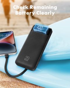 Charmast 20000mAh Portable Power Bank – High-Capacity USB Charger
