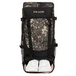 Fur Jaden 55 LTR Military Style Rucksack Travel Backpack Bag for Trekking, Hiking, Weekend Trips, Safaris with Dedicated Shoe Compartment