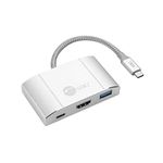 SIIG USB-C Hub with 4K 30hz HDMI, 85W Laptop Charging, and 3x USB 3.1 Gen 1 Type A Ports - 5-in-1 Video Adapter Docking Station - For MacBook Pro, Surface Pro 6/7, and Other Windows USB Type-C Laptops