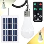 Solar Light Bulbs with Remote Timer