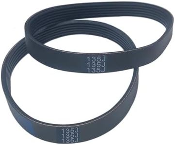 2 Pack 135J6 Planer Drive Belt for Ryobi AP10 AP-12, Delta 22-540 TP300, Ridgid, Craftsman