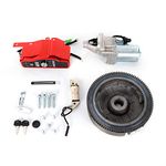 Flywheel Starter Motor + Mounting Screws for Ho*d* GX340 11HP/GX390 13HP Red Electric Starter Kit Flywheel Motor Kit W/Sprocket