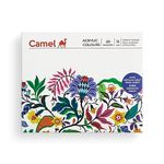 Camel Acrylic Ultra, Pearl and Metallic Colour Set - Pack of 20 shades