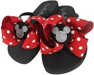 Flip Flops with Red polka Dot & Sil