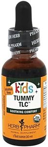 Herb Pharm Kids Certified-Organic Alcohol-Free Tummy TLC Liquid Herbal Formula, 1 Ounce