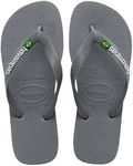 Havaianas Brazil Logo Sandal Steel 