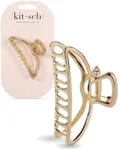 Kitsch Gold Metal Claw Clips, Large