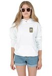 Sanfran - Peanut Butter Pocket Top Jelly Hoody Hoodie - Medium/White