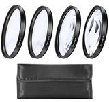 52mm Close-Up Filter Set (+1, +2, +4 and +10 Diopters) Magnificatoin Kit For Nikon DF, D90, D3000, D3100, D3200, D5000, D5100, D5200, D5300, D7000, D7100, D300, D300s, D600, D610, D700, D800, D800e Digital SLR Cameras Which Has Any Of These Nikon Lenses (18-55MM, 55-200MM, 35MM f/1.8, 40MM f/2.8, 50MM f/1.8, 85mm f/3.5)