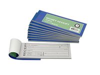 Cotton Fly 10 Pack Pre-Numbered Rent Receipt Book, Receipt Invoice Book Carbonless Copy Duplicate 2 Parts 50 Sets 8.5" X 2.75