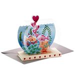 Hallmark Paper Wonder Displayable Pop Up Anniversary Card (Goldfish)