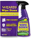 Wizards Wipe Down Spray - Matte Spray Paint Wrap For Cars - Auto Detailing Supplies For Flat Clear, Suede and Denim Finishes - Removes Dust and Oily Residue - Safe For All Paints - 22 oz