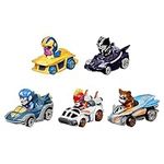 Hot Wheels RacerVerse, Set of 5 Die-Cast Marvel Toy Cars Optimized Track Performance with Popular Marvel Characters as Drivers, Gift for Kids & Collectors, HPN40