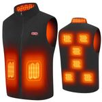 Ejoy Heated Vest - Polar Heated Fleece Vest For Men and Women Heated Wearing Warmer Vest inside Jacket （no include battery）