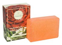 Just Herbs Ayurvedic Rose Handmade Skin Detoxify Bathing Soap Bar For All Skin Types, Organic & Chemical Free Soap Bar For Men & Women