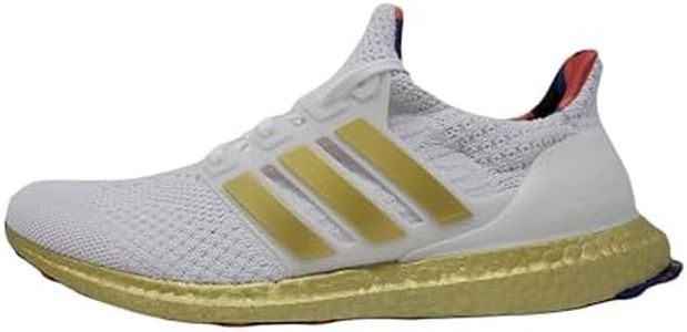 Adidas Ultraboost 5.0 DNA Mens Shoes, Ftwht/Goldmt/Royblu, 11 US