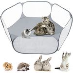 MAIKEHIGH Small Animal Pet Playpen, Pop Open Cage Tent Exercise Fence for Guinea Pig, Rabbits, Hamster, Chinchillas, Hedgehogs Foldable and Portable