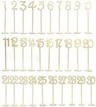 LepoHome 30 Pcs Table Numbers, 1-30