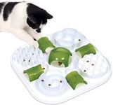 Catit Play Treat Puzzle Slow Feeder, Cat Treat Toy