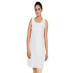 Shivgami Creation Women's Cotton Long Camisole for Kurti/Suit Slip/Long Inner/Samij for Women (White, 2XL)