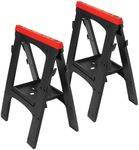 Performance Tool W54009 Heavy Duty Plastic Sawhorse Set (450 lb capacity, 900 lbs Total)