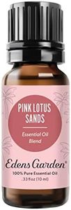 Edens Garden Pink Lotus Sands Essential Oil Blend- 100% Pure Premium Grade, Undiluted, Natural, Therapeutic, Aromatherapy, The Best for Diffusing, Skin, Candle, Laundry 10 ml (.33 fl oz)